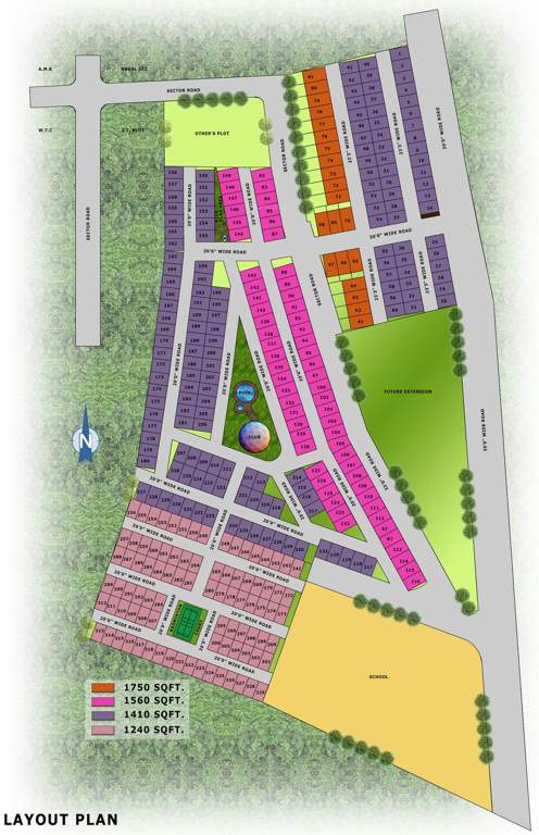  villa Images for Layout Plan of Shubh Villa