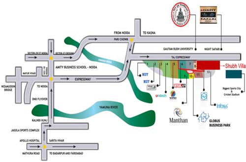  villa Images for Location Plan of Shubh Villa