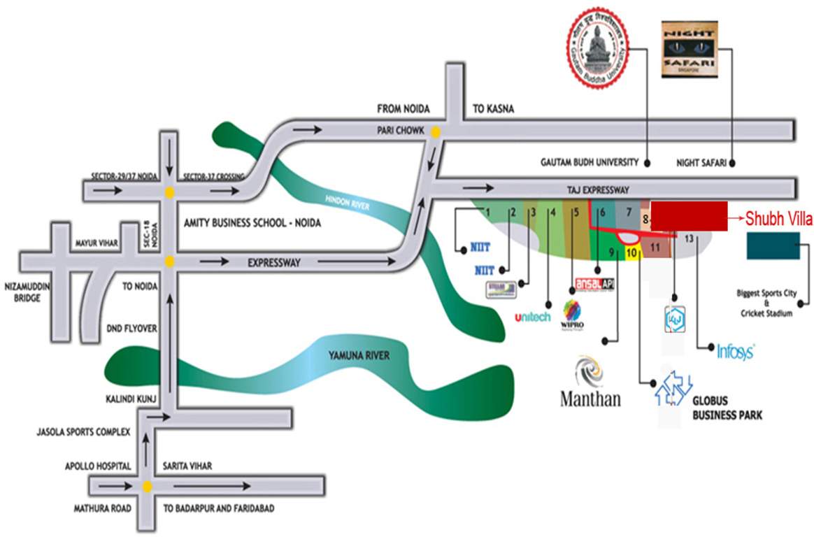  villa Images for Location Plan of Shubh Villa