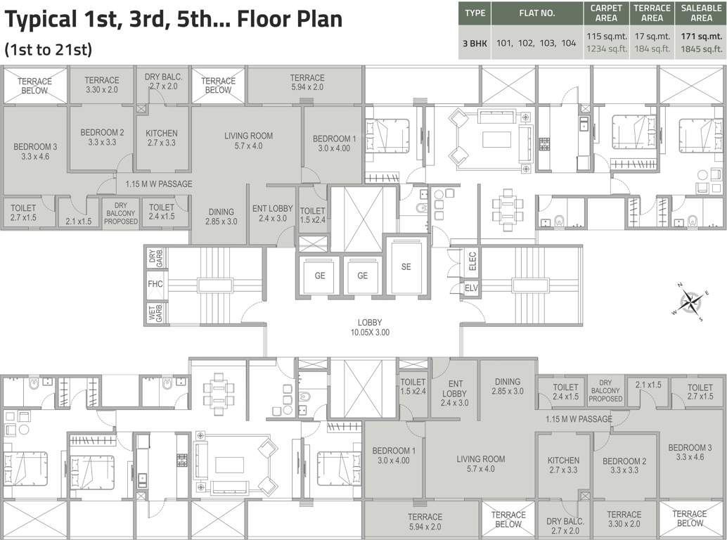  heights to kothrud baug Images for Cluster Plan of Kolte Patil Heights to Kothrud Baug