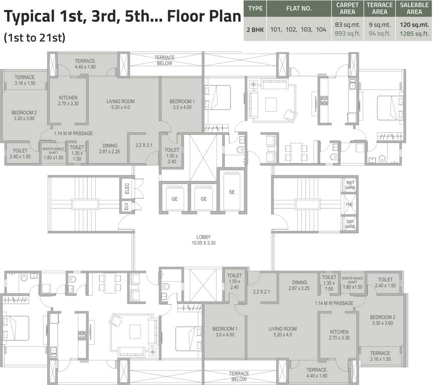  heights to kothrud baug Images for Cluster Plan of Kolte Patil Heights to Kothrud Baug