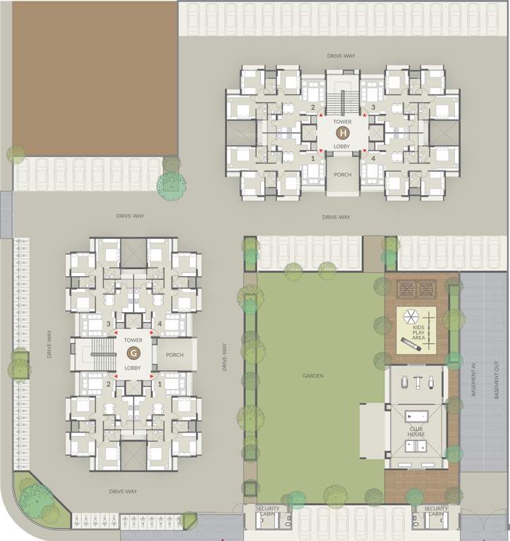  maher homes Images for Cluster Plan of Vishwanath Maher Homes
