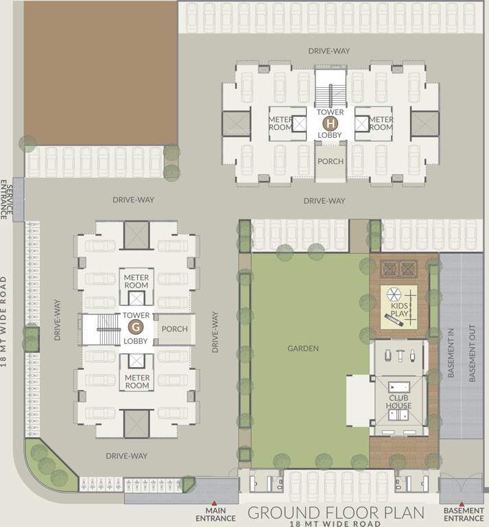  maher homes Images for Cluster Plan of Vishwanath Maher Homes