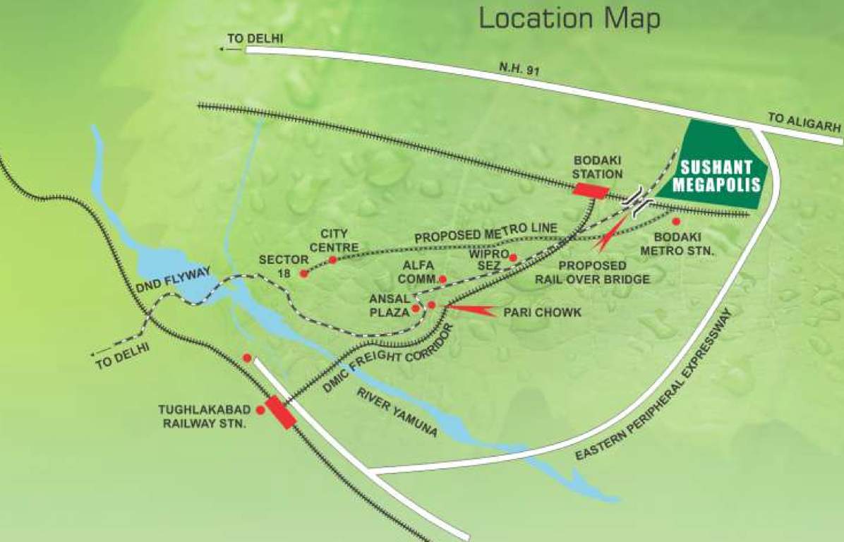 Images for Location Plan of Ansal Carnation Garden