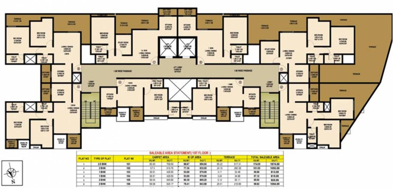 Images for Cluster Plan of Bramha Sky One
