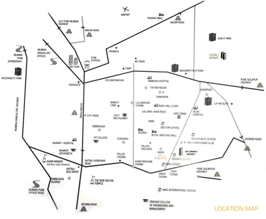 sky one Images for Location Plan of Bramha Sky One