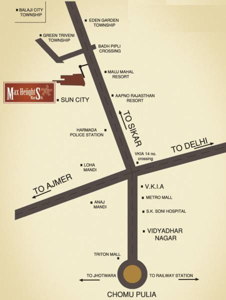 Images for Location Plan of Max Max Heights Majestic