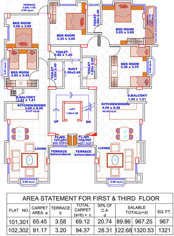 Images for Cluster Plan of NG Jai Ravi Apartment