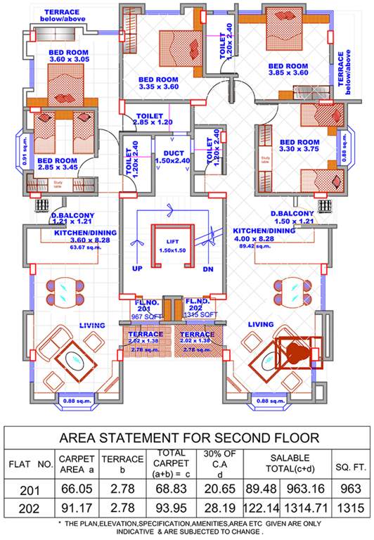 Images for Cluster Plan of NG Jai Ravi Apartment
