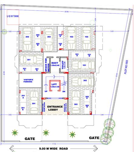 Images for Cluster Plan of NG Jai Ravi Apartment Images for Cluster Plan of NG Jai Ravi Apartment