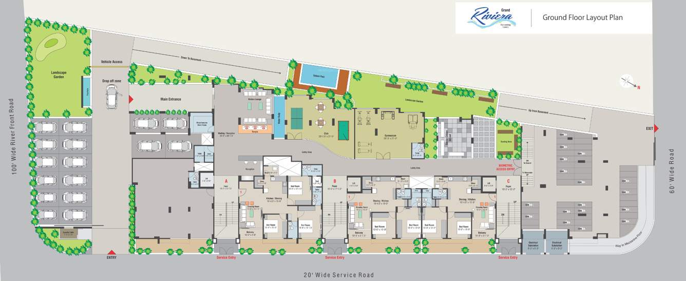 grand riviera Images for Cluster Plan of Kaival Grand Riviera