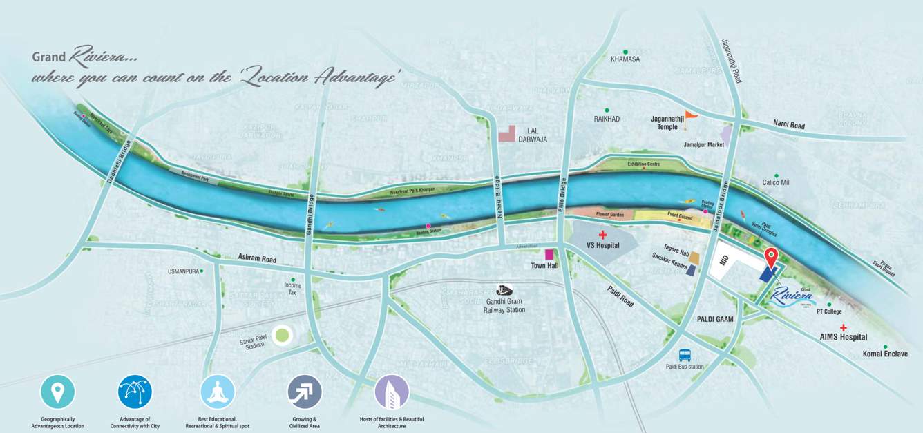 grand riviera Images for Location Plan of Kaival Grand Riviera