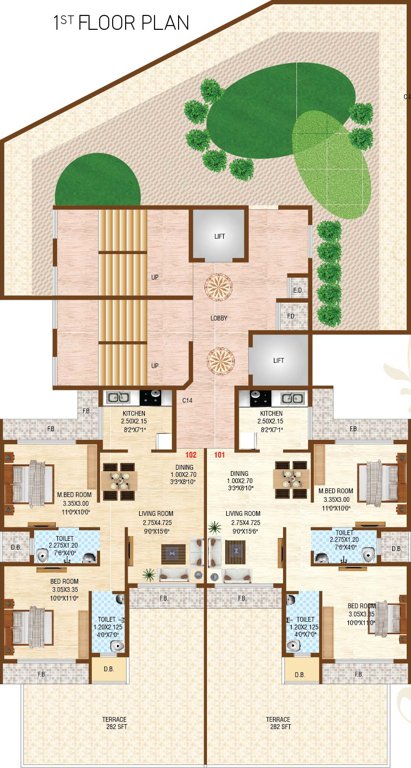  krishna sarang galaxy Krishna Sarang Galaxy Cluster Plan for 1st Floor