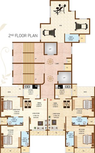  krishna-sarang-galaxy Krishna Sarang Galaxy Cluster Plan for 2nd Floor