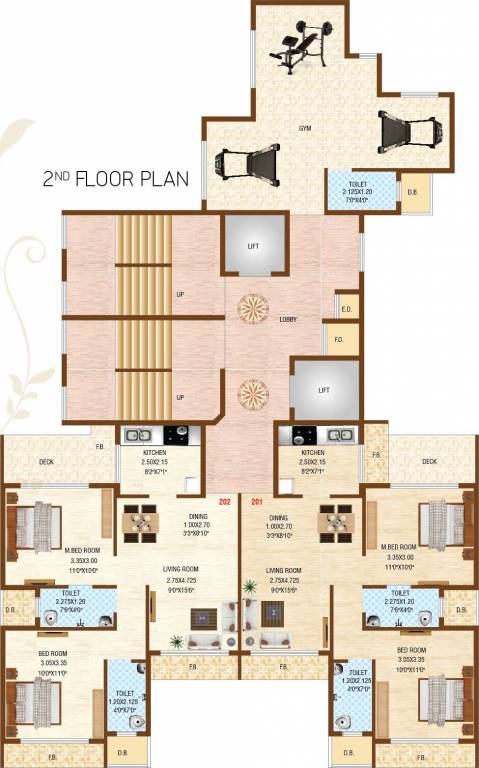  krishna sarang galaxy Krishna Sarang Galaxy Cluster Plan for 2nd Floor