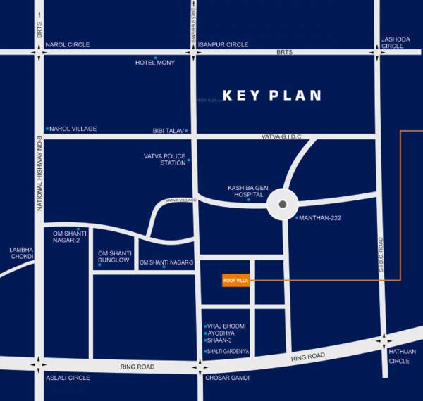 Images for Location Plan of Charoliya Roop Apartments