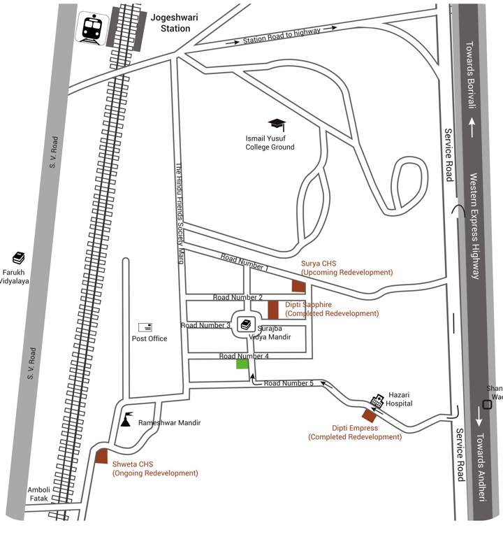 Images for Location Plan of Dipti Koteshwar Darshan