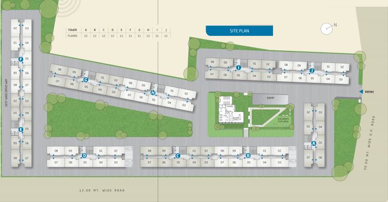  aakash-residency Images for Site Plan of Goyal Aakash Residency