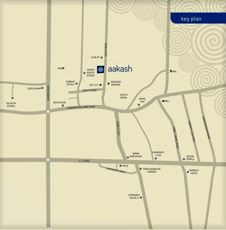  aakash residency Images for Location Plan of Goyal Aakash Residency