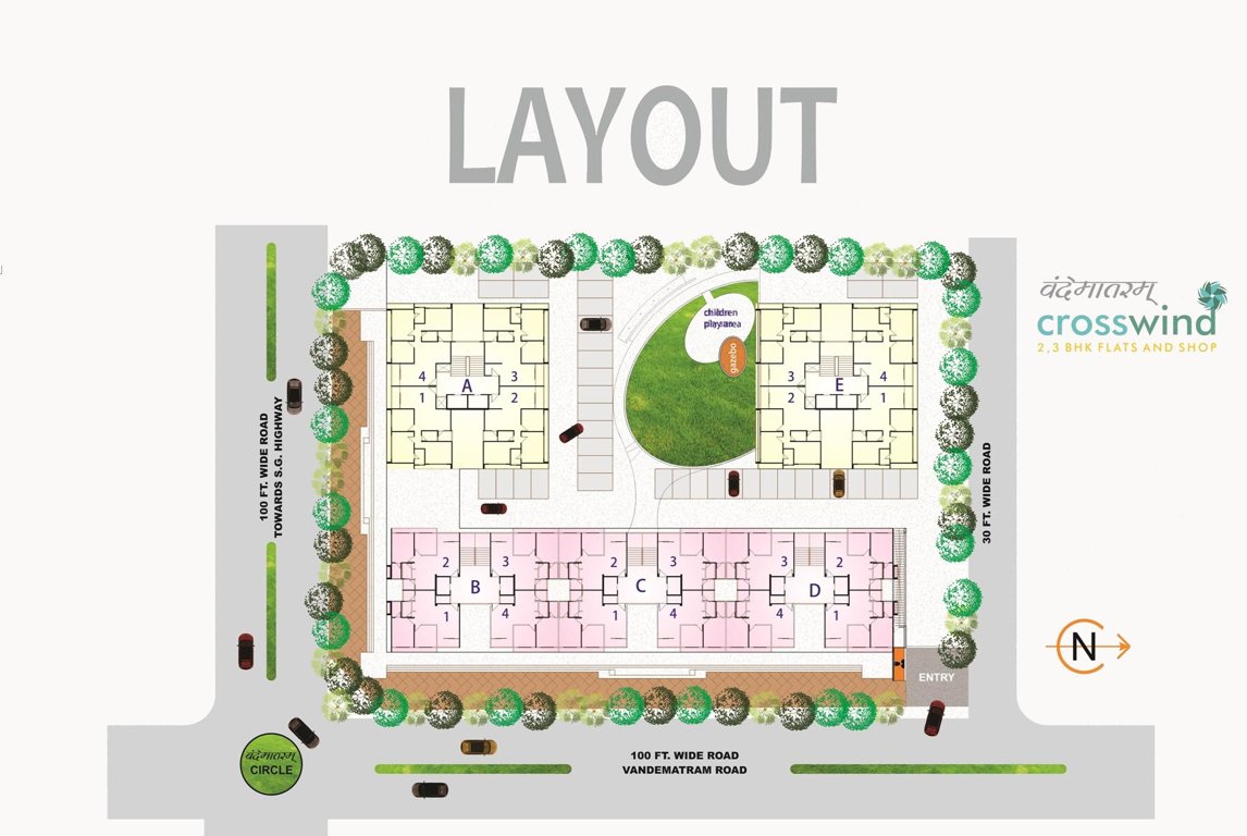 Images for Layout Plan of Vyapti Vandemataram Crosswind