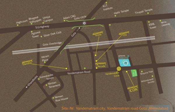 Images for Location Plan of Vyapti Vandemataram Crosswind