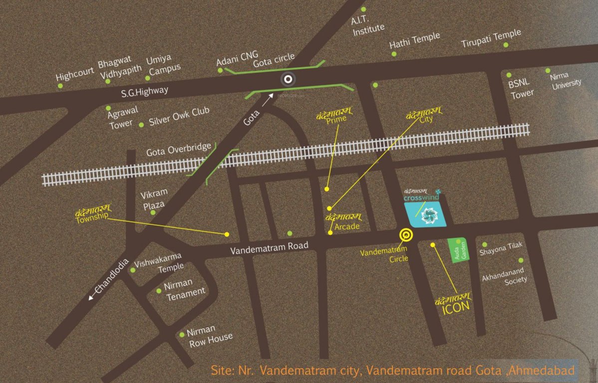 Images for Location Plan of Vyapti Vandemataram Crosswind