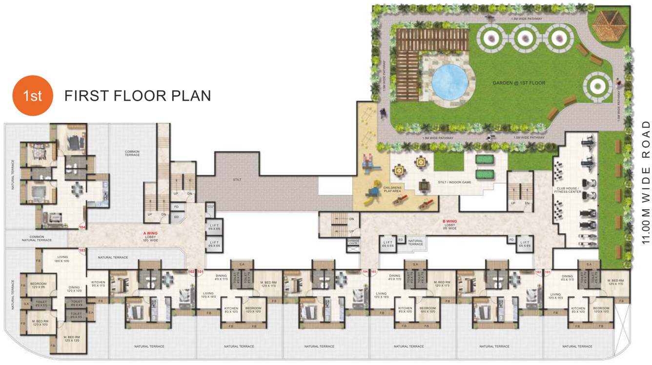  unite Images for Cluster Plan of Priyanka Unite