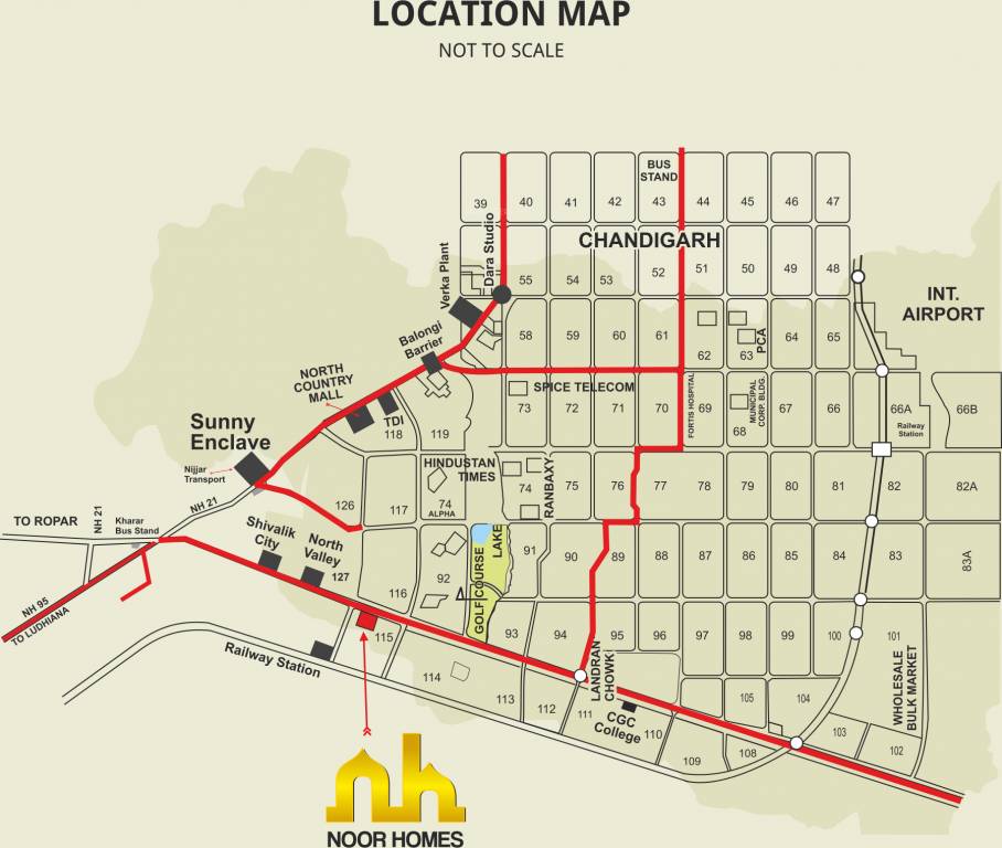Images for Location Plan of GGP Noor Independent Floors