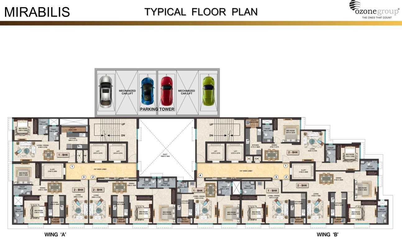  mirabilis Mirabilis Typical Cluster Plan