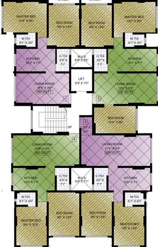  new-ekta-chs Images for Cluster Plan of Aditya New Ekta CHS