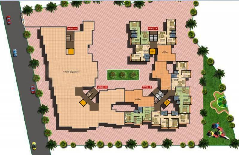  residency Images for Site Plan of Parshva Residency