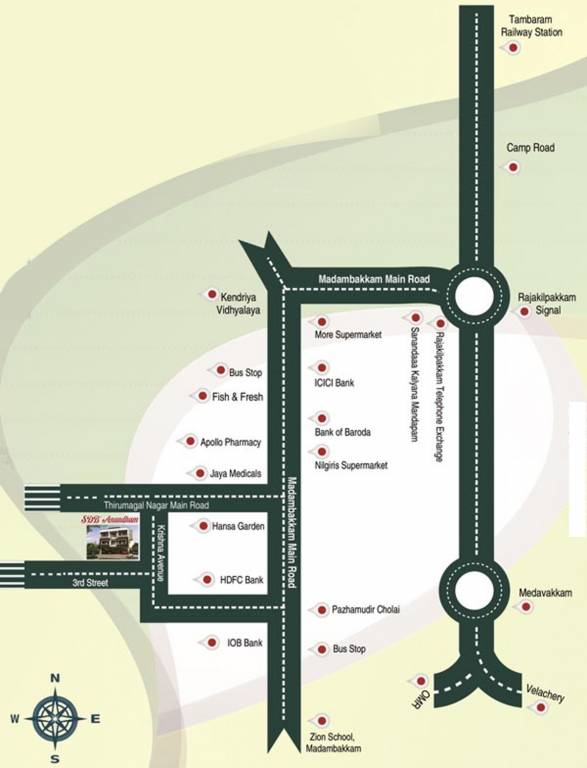 Images for Location Plan of Sri Anandham