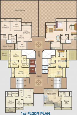  crystal-tower Crystal Tower Cluster Plan for 1st Floor