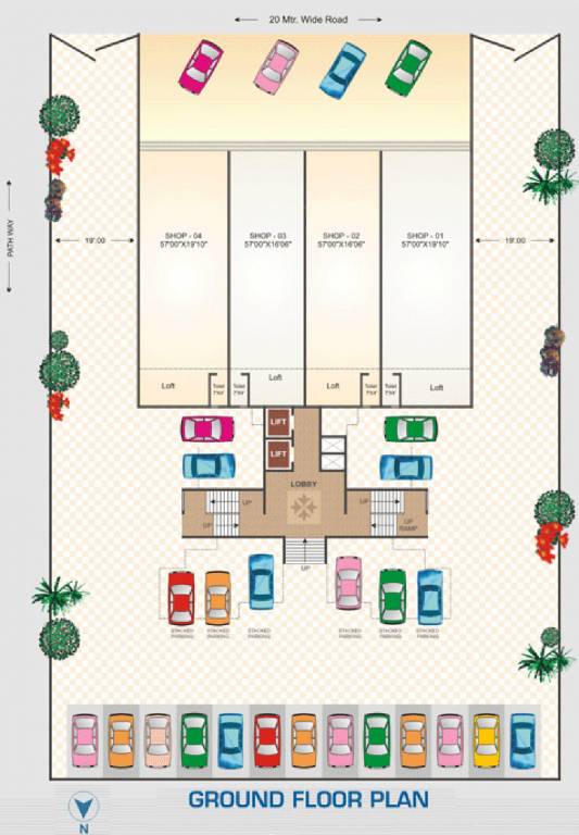  crystal tower Crystal Tower Cluster Plan for Ground Floor