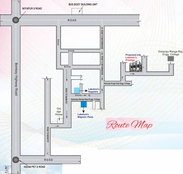 Images for Location Plan of Lakshmi Prestige