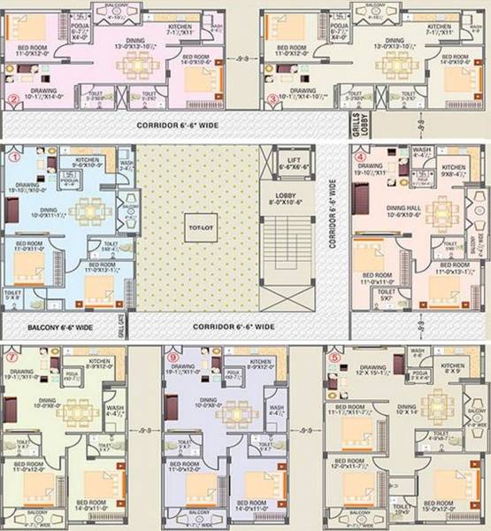 Images for Cluster Plan of Lakshmi Meridian