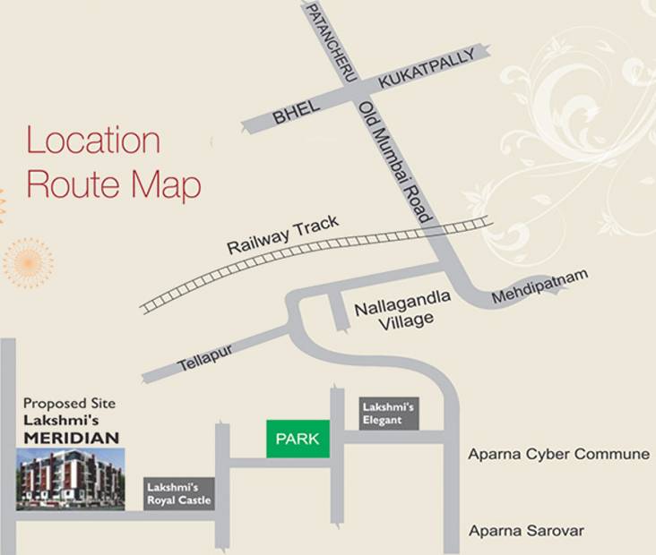 Images for Location Plan of Lakshmi Meridian
