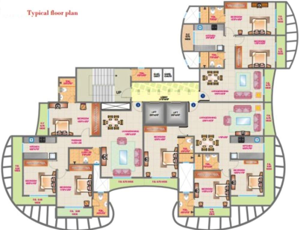  shivom enclave Images for Cluster Plan of Mega Shivom Enclave