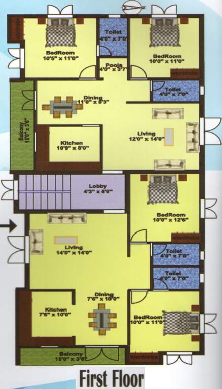 Images for Cluster Plan of Hanu Gokulam