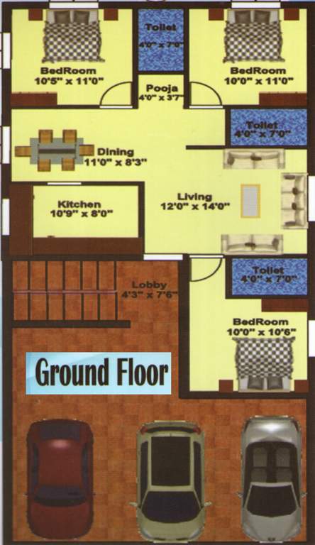 Images for Cluster Plan of Hanu Gokulam