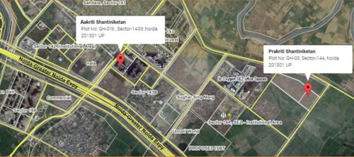  prakriti Images for Location Plan of Shantiniketan Prakriti