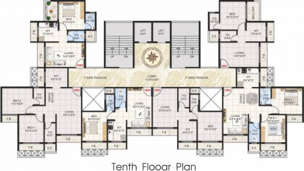 Images for Cluster Plan of Hari Om Leela Residency Images for Cluster Plan of Hari Om Leela Residency