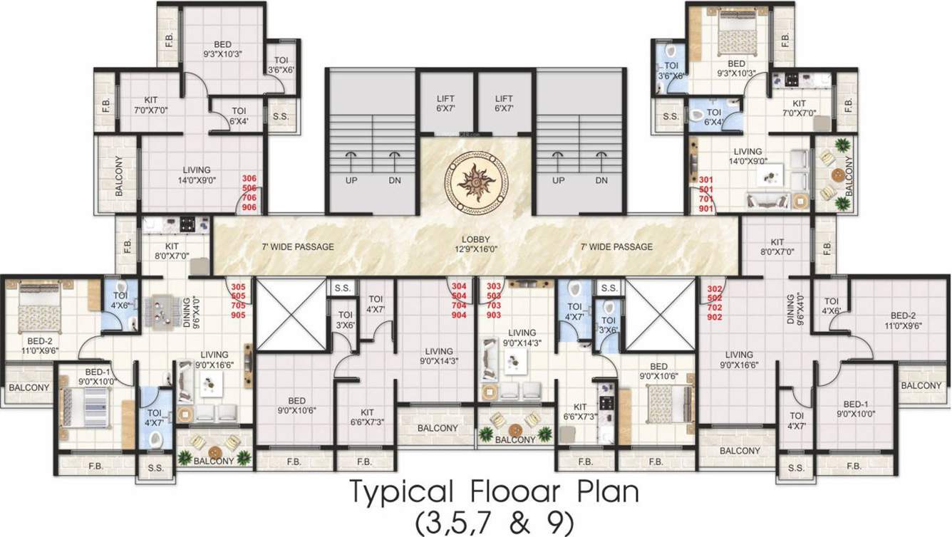 Images for Cluster Plan of Hari Om Leela Residency