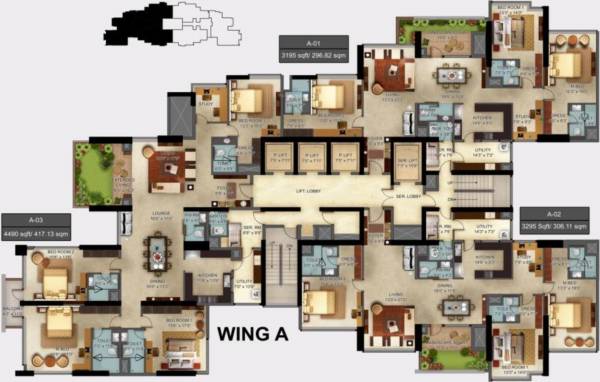  centrium Images for Cluster Plan of Mantri Centrium