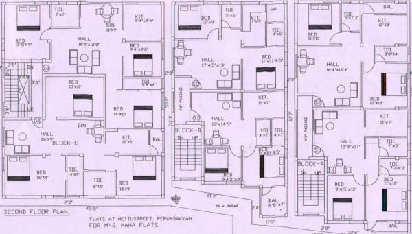  danishk A to C Block Cluster Plan for 2nd Floor