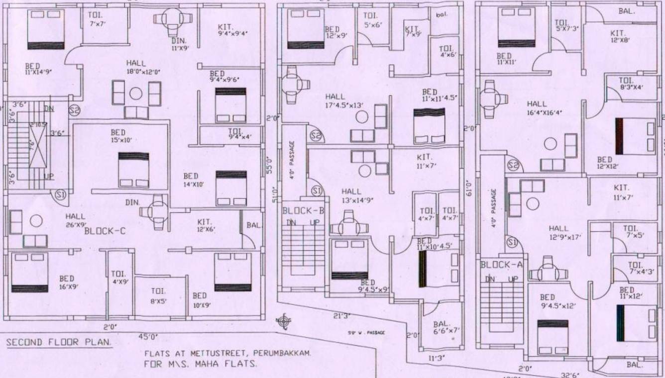  danishk A to C Block Cluster Plan for 2nd Floor