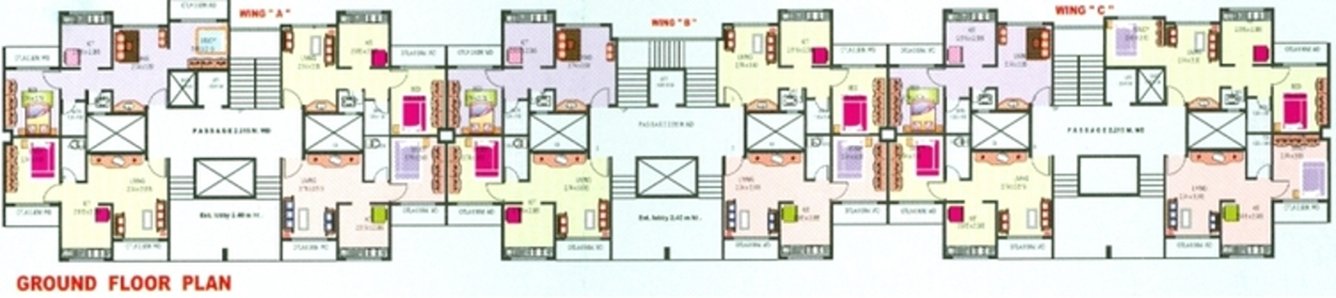 Images for Cluster Plan of Reputed Builder Singh Heights