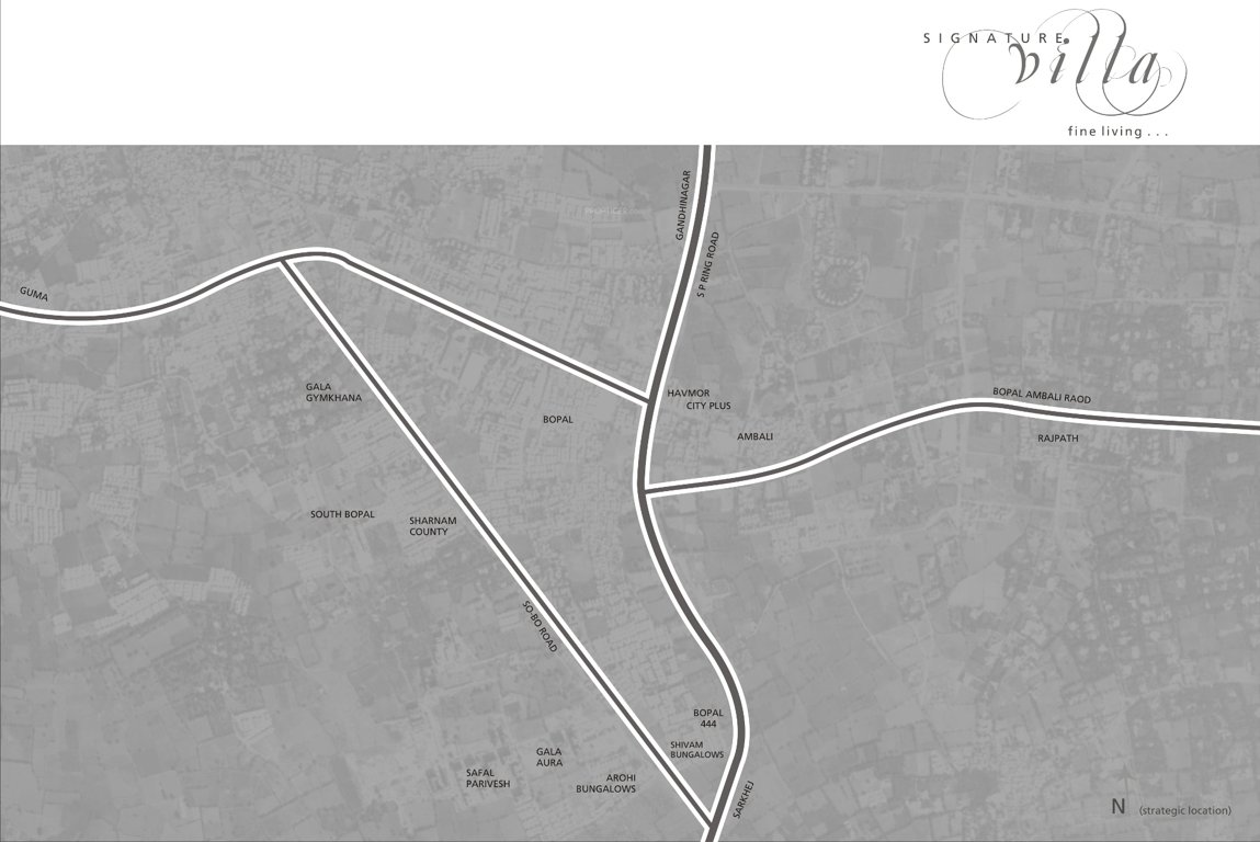  villa Images for Location Plan of Signature Villa