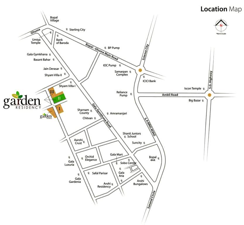  garden residency ii Images for Location Plan of Shaligram Garden Residency II