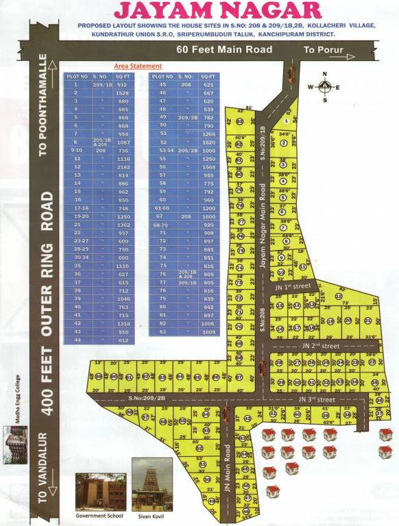 Images for Layout Plan of Madras Jayam Nagar